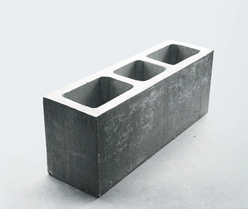 Forma Fazer Blocos 10 (09x19x39cm) Cimento Concreto 3 Furos