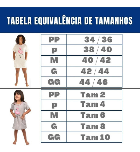 Imagem 2 de 6 de Pijama Confortável Camisola Feminina Mãe E Filha Flamingo