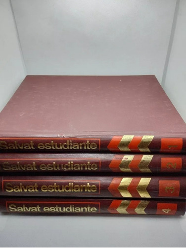 Enciclopedia De 4 Tomos Salvat Estudiante.