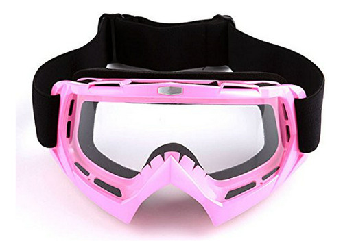 Gafas Mx Atv Para Motocross Y Nieve, Rosa.