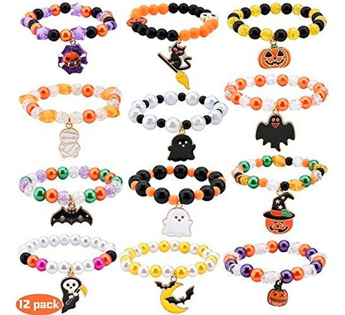 Pulseras De Halloween Para Niños Chicos, Gc57g