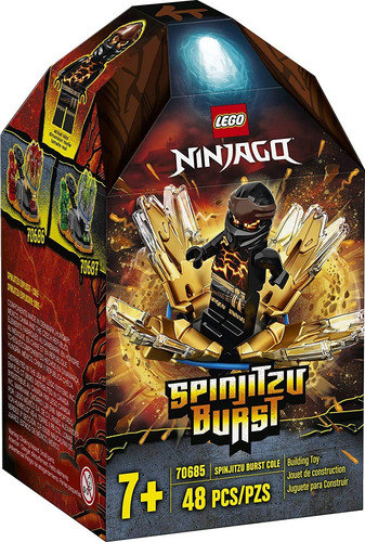 Set Juguete De Construc Lego Ninjago Spinjitzu Cole 70685