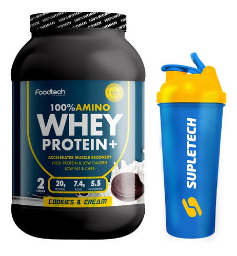 Amino Whey Protein 2 Lb + Shaker De Regalo