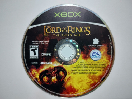 The Lord Of The Rings The Third Age Xbox Clásico Original Us