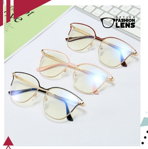 Monturas Para Lentes Correctivos A La Moda De Metal