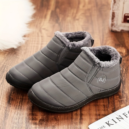 Botas De Nieve Abrigadas, Impermeables Y Cómodas Para Mujer