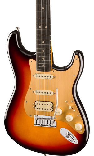 Guitarra Fender American Ultra Ii Stratocaster Hss Ebony Fin