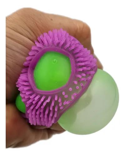 Squishy Saltarin Pelota De Futbol 7 Cm X Unidad Con Luz
