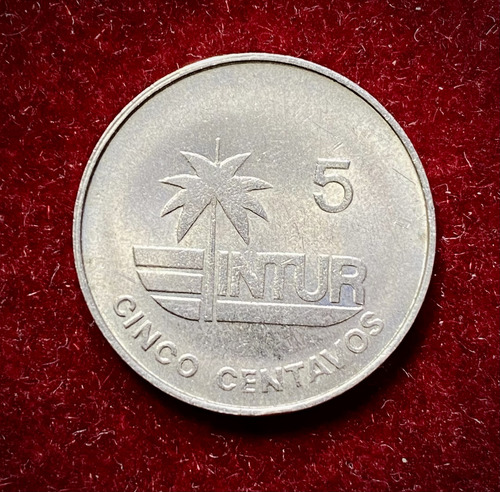 Moneda 5 Centavos Cuba 1981 Km 412.3 Intur Turismo (Usado)