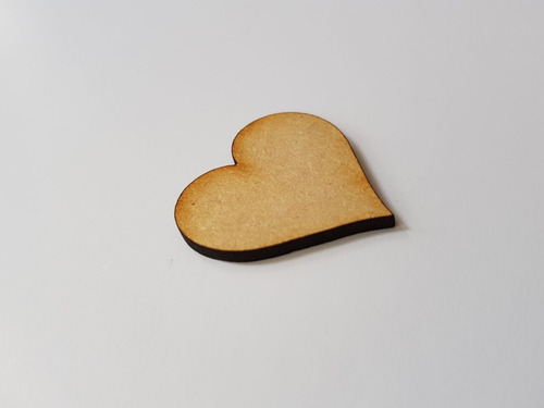 100 Figuras De Corazón En Mdf 5cm