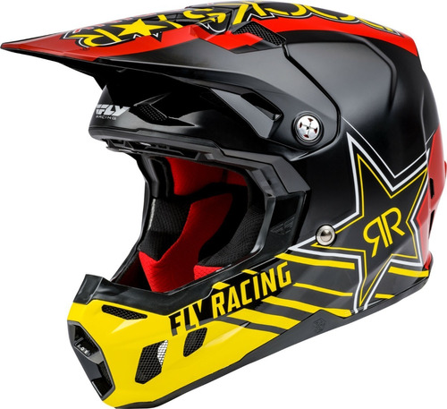 Casco Para Motocross Fly Racing Formula Cc Edicion Rockstar