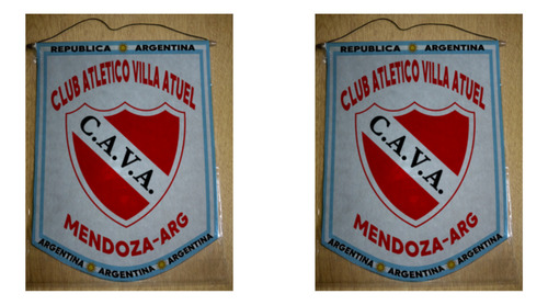 Banderin Mediano 27cm Club Villa Atuel Mendoza