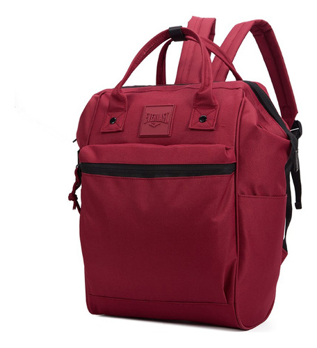 Mochila Everlast Material Resistente 22580 Color Bordó Diseño De La Tela Liso