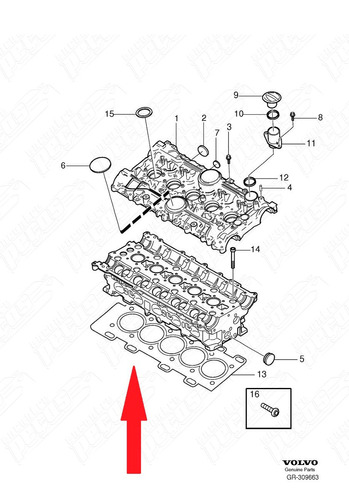 Junta Do Cabeçote Volvo V70 2.4 20v 1999-2007 Original