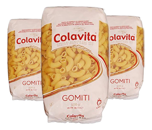 3x Macarrão Gomiti Colavita Grano Duro 500g