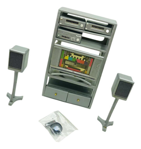 Juego De Altavoces En Miniatura Para Casa De Altura 16cm