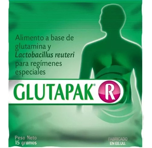 Glutapak R L-glutamina Y Lactobacillus Flora Intestinal 15 G