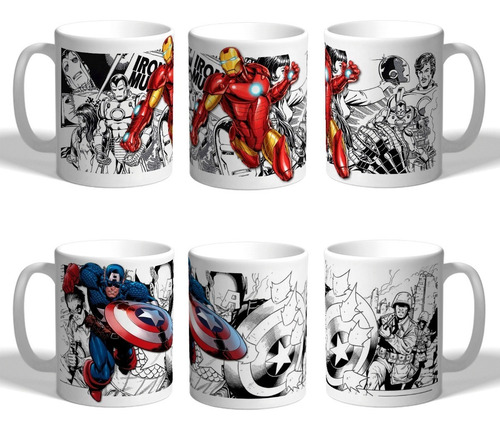 Taza Batman Tipo Comic Super Héroes Dc