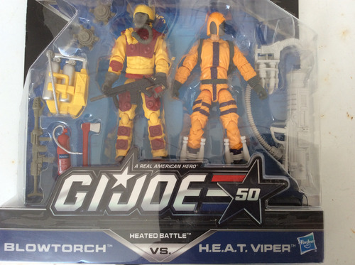 Gijoe 50 Anniversario Heated Battle: Blowtorch Vs Heat Viper (Usado)