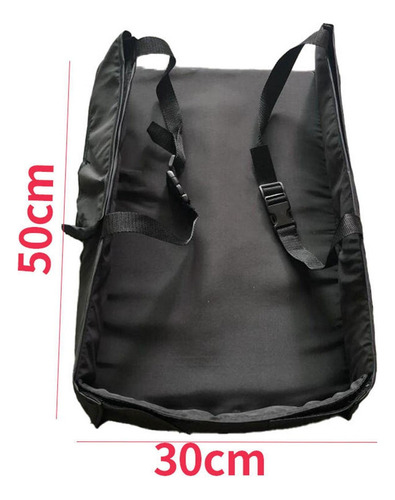 Dk Cochecito Reposapiés 50cm Accs Universal Duradero Negro