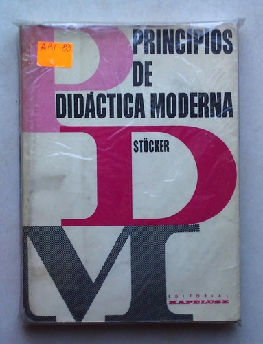 Libro Principios De Didactica Moderna Stocker