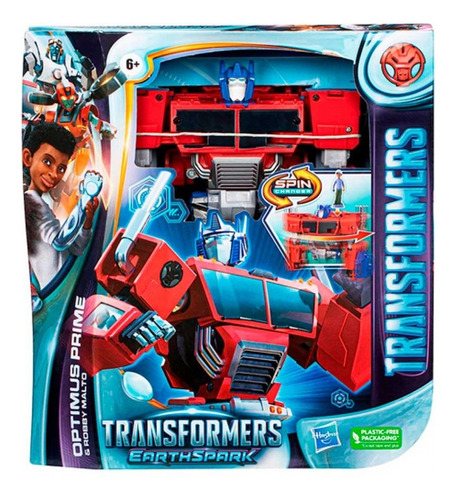 Figura Transformers Earthspark - Optimus Prime 