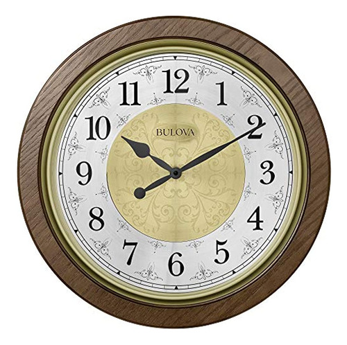 Bulova C4115 Reloj De Pared Manchester Repicador, Nogal Cáli
