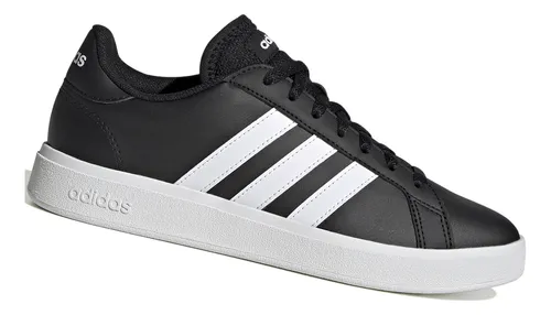 Zapatillas Adidas Cuero Negro MercadoLibre