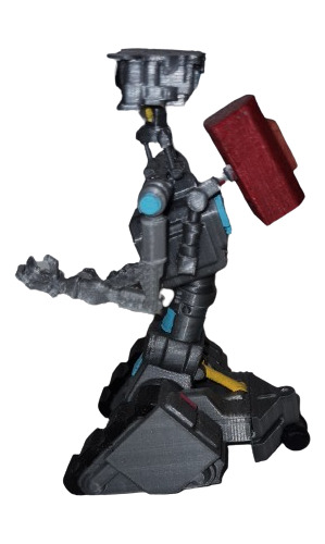 Figura Robot Cortocircuito Impreso En 3d (14 Cm)