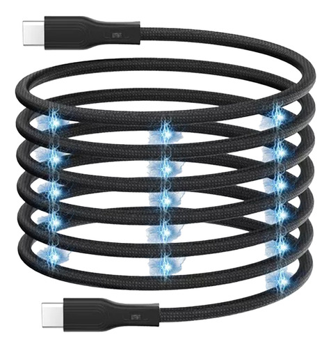 Cable Tipo C A Tipo C Magnetico Carga Rápida 65w 1m Mubitech