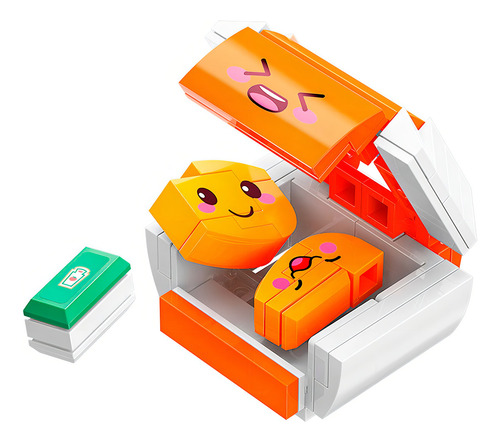 Blocos De Montar 30 Peças Nuggets Coleção Fun Fast Food