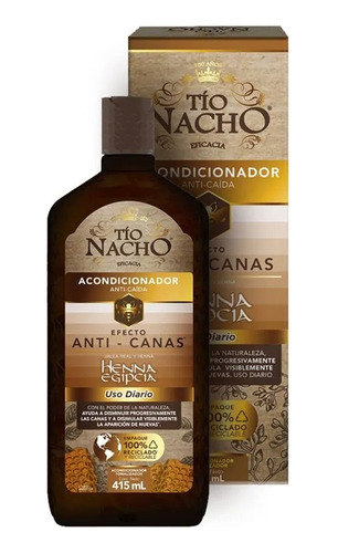 Acondicionador Tío Nacho Anti-canas 415 Ml Henna Egipcia