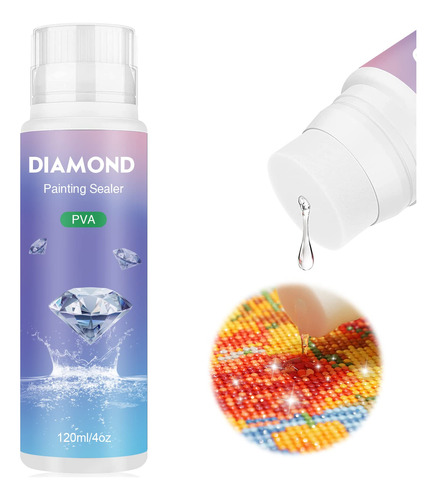 Naimoer Sellador Pintura Diamante 4.1 fl Oz Diy Cabezal Kits