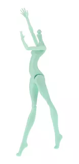 Desnudo Body Para Monster High Doll Verde