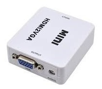 Conversor Adaptador Hdmi A Vga Con Audio Videcom