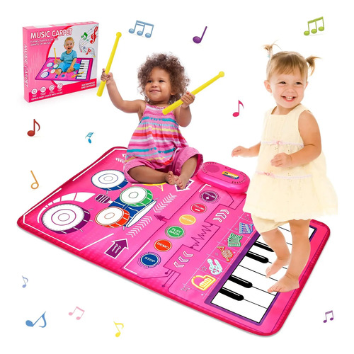 Tapete Infantil Para Instrumentos Musicales, Tapete De Piano