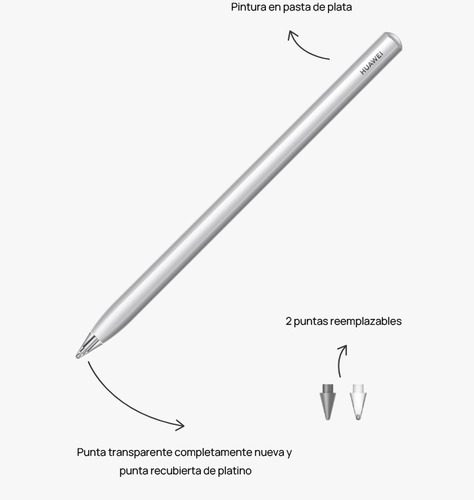 Imagen 3 de 5 de Huawei Lápiz Óptico M-pencil 2da Generación