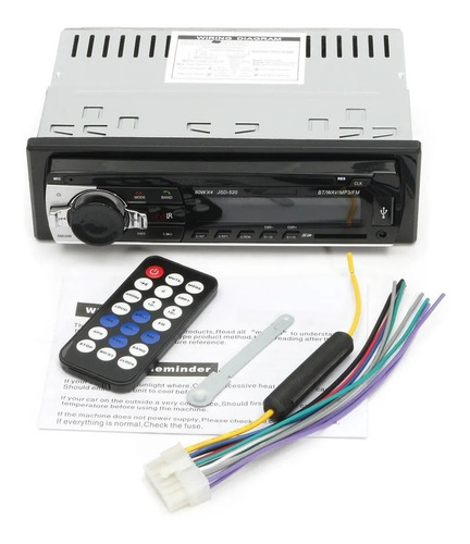 Estereo Bluetooth Jsd 520 Auto Stereo Usb Mp3 Fm Strong