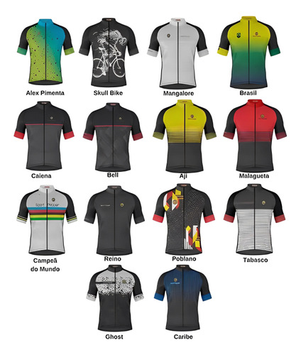 Camisa Sport Pepper Masculina Ciclismo Diversos Bike Modelos