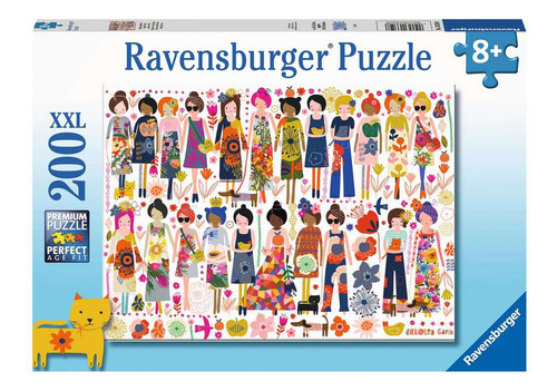Rompecabezas Amigos Y Flores 200pz Ravensburger