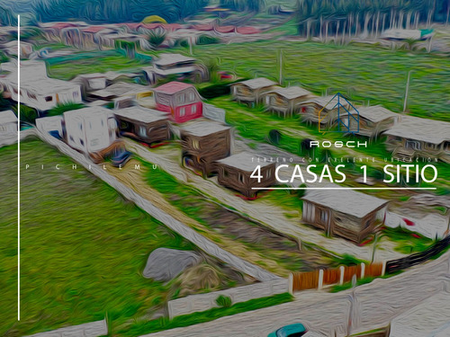 4 Casas En Terreno Cerca De La Playa - Inversión