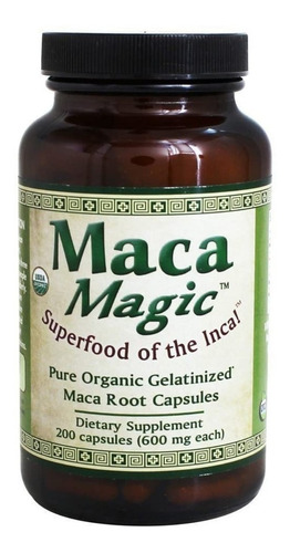 Maca Organica 200cps Maca Magic - Unidad a $1850