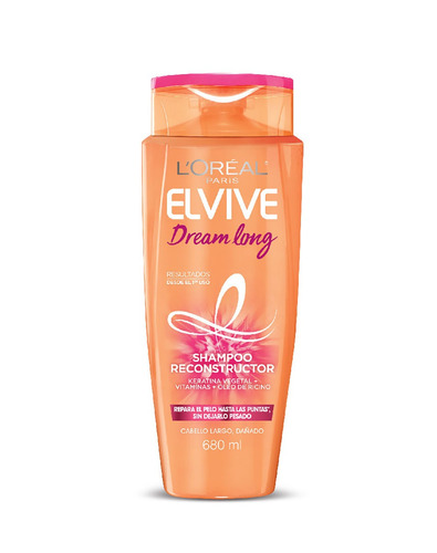 Imagen 1 de 1 de Shampoo L'Oréal Paris Elvive Dream Long 680 ml