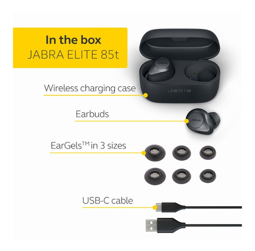 Fone Jabra Elite 85t - Original - Com Garantia - Sem Caixa