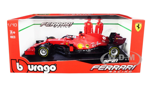 Burago 16809 1:18 Sfr Ferrari Sf21 ( 2021 ) Leclerc Formula