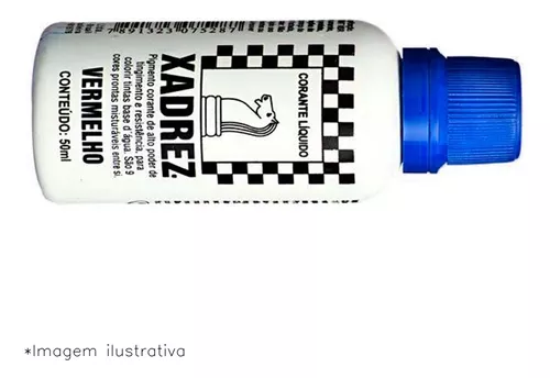 Corante Líquido Xadrez Azul 50ml - Mundo Graffiti