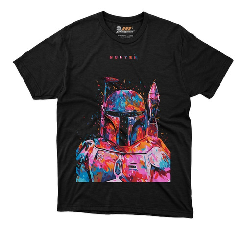 Playera Boba Fett Star Wars Mandalorian Jabba Hunter Splash