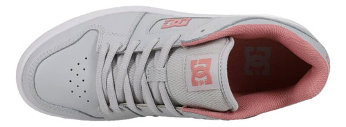 Dc Shoes Manteca 4 Platform Para Dama Color Gris, Rosa
