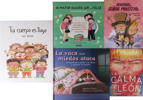 5 Libros Calma Mayor Vaca Miedos Bienvenido Cuerpo Abrazando