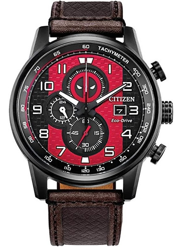 Citizen Ca0688-04w Deadpool Marvel Chrono 